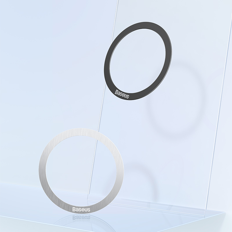 Vòng Kim Loại MagSafe BASEUS Metal Ring Cho Điện Thoại iPhone, Samsung( Bộ 2 miếng Dùng cho phụ kiện MagSafe)