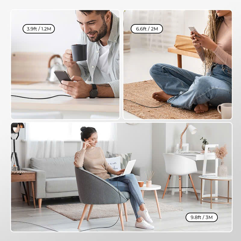 Cáp Sạc Siêu Nhanh PD TypeC 100W VOLTME Bền Bỉ Truyền Dữ Liệu 480Mbps Cho iPhone 15/16 MacBook Samsung
