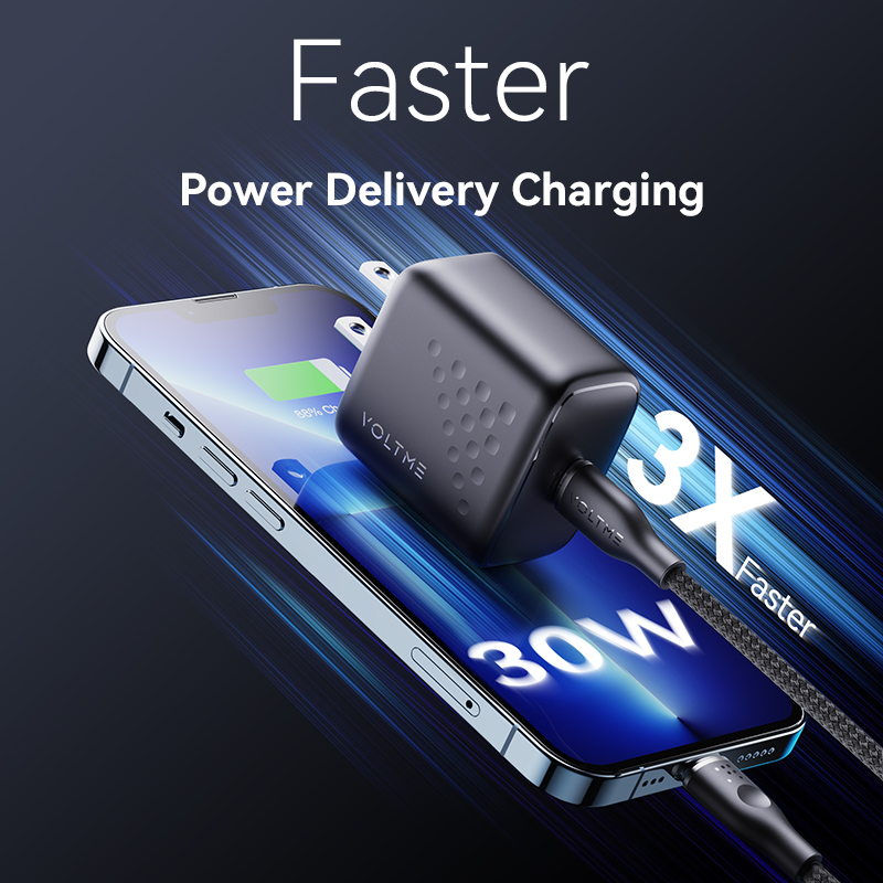 Bộ Sạc Nhanh 30W VOLTME Type C ra Type C Cho IPhone 15 16 SamSung Huawei Xiaomi Có PPS, PD3.0, QC3.0 & 4.0,AFC, SCP, FCP, BC1.2