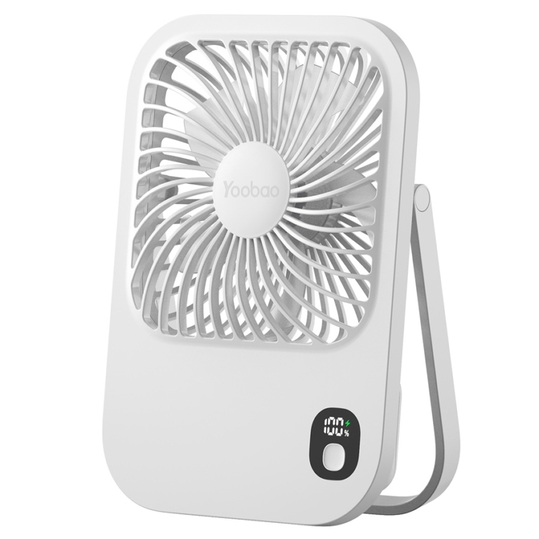 Quạt Mini Tích Điện, Quạt Để Bàn YOOBAO F01 10.000mah Thời Gian Sử Dụng 43h Với 3 Mức Gió Nhỏ Gọn Dễ Mang Đi
