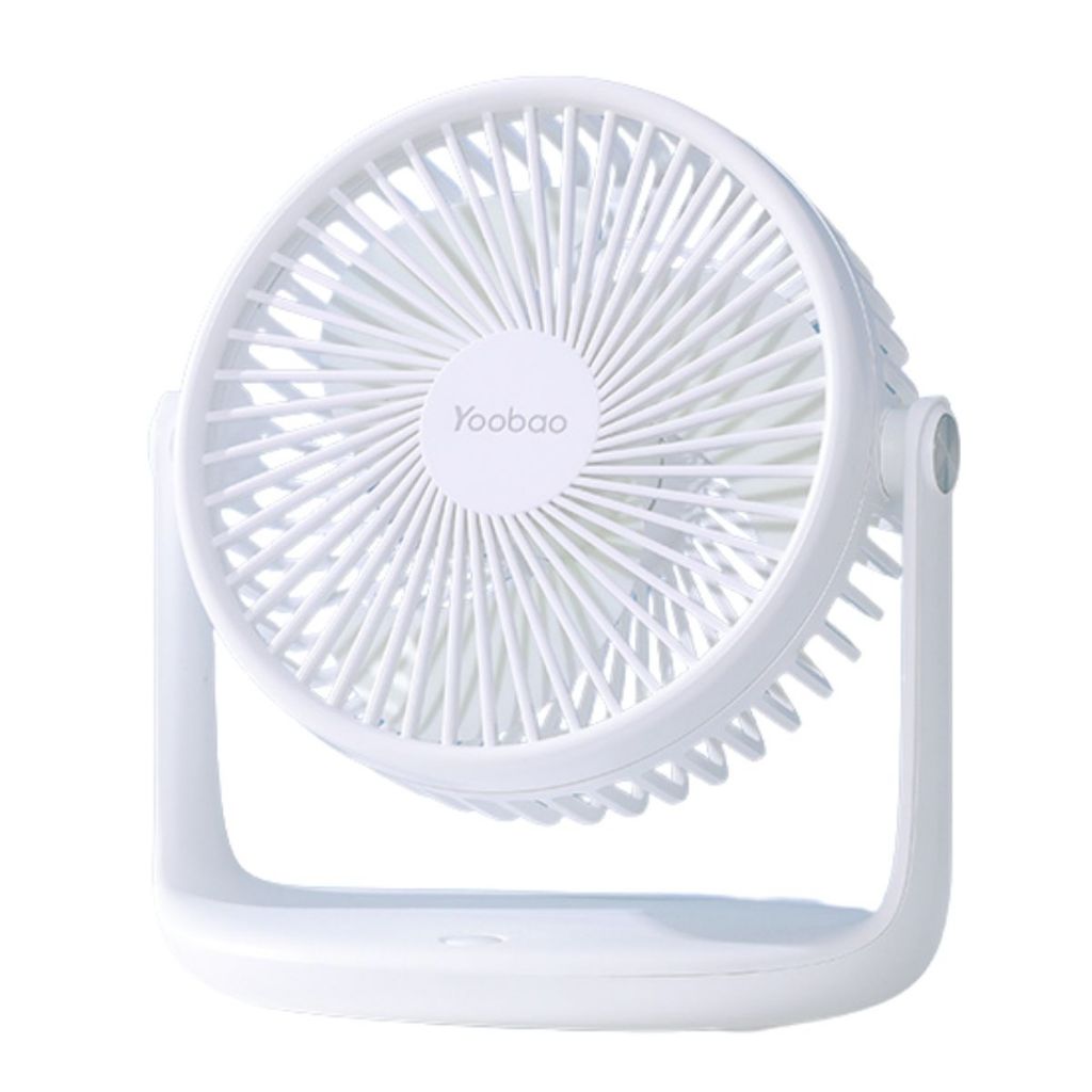 Quạt Mini Để Bàn YOOBAO F2 PRO Tích Điện Pin 10.000 mAh Lồng Quạt 16cm Mô Phỏng Gió Tự Nhiên 3 Mức Gió Nhỏ Gọn Giảm Tiếng Ồn