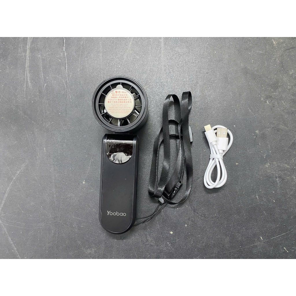 Quạt Có Dây Đeo Cổ YOOBAO G2 Cầm Tay Mini Dung Lượng Pin 4000mAh, 100 Cấp Gió, Mát Nhanh Với Sò Lạnh, Màn Hiển Thị Pin