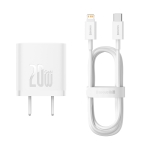 Bộ Sạc Nhanh GaN 5 BASEUS 20W Công Nghệ Cao Fast Charger Cho Điện Thoại IPhone Xsmax,11,12,13,14 Quick Charge, Nhỏ Gọn