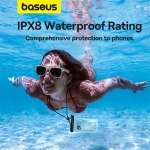 Túi Chống Nước Điện Thoại BASEUS Waterproof 5 Lớp Chống Nước Tiêu Chuẩn IPX8 Cho Độ Sâu Đến 30m Phù Hợp Đi Biển Đi Phượt