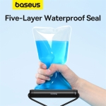 Túi Chống Nước Điện Thoại BASEUS Waterproof 5 Lớp Chống Nước Tiêu Chuẩn IPX8 Cho Độ Sâu Đến 30m Phù Hợp Đi Biển Đi Phượt