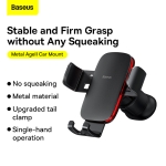 Kẹp Điện Thoại Ô Tô Giá Đỡ Điện Thoại Xe Hơi BASEUS Metal Age II Gắn Cửa Gió Sang Trọng Hiện Đại Chắc Chắn Phù Hợp Với Mọi Loại Xe