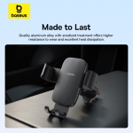 Kẹp Điện Thoại Xe Hơi BASEUS Metal Age 3 Gravity Car Mount – Gắn Cửa Gió, Sang Trọng, Hiện Đại, Chắc Chắn
