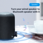 Bộ Thu Bluetooth 5.0 BASEUS WXQY DC5V Cho AUX 3.5mm AUX Trên Xe Hơi Đàm Thoại Rảnh Tay ( Tích Hợp Mic Chất Lượng Cao)