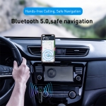 Bộ Thu Bluetooth 5.0 BASEUS WXQY DC5V Cho AUX 3.5mm AUX Trên Xe Hơi Đàm Thoại Rảnh Tay ( Tích Hợp Mic Chất Lượng Cao)