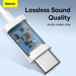Tai Nghe Dây Có Mic Cổng Type-C BASEUS C17 Âm Thanh HIFI Tương Thích Với Hầu Hết Điện Thoại Laptop Máy Tính Bảng Siêu Bền