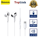 Tai Nghe Dây Có Mic Cổng Type-C BASEUS C17 Âm Thanh HIFI Tương Thích Với Hầu Hết Điện Thoại Laptop Máy Tính Bảng Siêu Bền