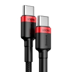 Cáp Sạc Nhanh 100w BASEUS Type C To Type C Quick Charge 4.0 Dây Bọc Dù Cho iPhone 15, iPhone 16, SamSung, Laptop, Oppo...