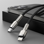 Dây Cáp Sạc Nhanh BASEUS Type C To Lightning 20W Cho IPhone 14/13/12/11/XR/XS/X Metal 25cm 1m 2m Chống Gãy Siêu Bền