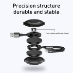 Dây Cáp Sạc Điện Thoại 3 Đầu BASEUS 3 in 1 Loại Dây Rút Sạc Điện Thoại Sạc 3.5a Lightning - Type C - Micro