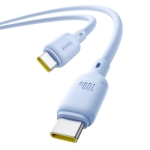Cáp Sạc Siêu Nhanh 100w BASEUS Type C ra Type C Silky Cho iPhone 15 16 SamSung LapTop Tablet Huawei Xiaomi Truyền Data 480Mbps