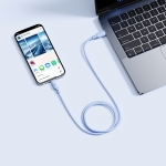 Cáp Sạc Siêu Nhanh 100w BASEUS Type C ra Type C Silky Cho iPhone 15 16 SamSung LapTop Tablet Huawei Xiaomi Truyền Data 480Mbps