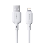 Cáp Sạc BASEUS 2.4a Silky Cho iPhone 5 6 7 8 XsMax 11 12 Kiểm Soát Nhiệt Độ Sạc Truyền Data 480Mbps Cáp Cao Su Chống Gãy Bền Bỉ Thời Trang