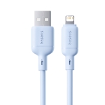 Cáp Sạc BASEUS 2.4a Silky Cho iPhone 5 6 7 8 XsMax 11 12 Kiểm Soát Nhiệt Độ Sạc Truyền Data 480Mbps Cáp Cao Su Chống Gãy Bền Bỉ Thời Trang