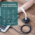 Bộ Chia Cổng USB/ Type C Ra 4 Cổng USB Baseus Square Round  4 in 1 ( Type C/ USB 3.0 to USB3.0*1+USB2.0*3 Smart Adapter)