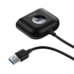 Bộ Chia Cổng USB/ Type C Ra 4 Cổng USB Baseus Square Round  4 in 1 ( Type C/ USB 3.0 to USB3.0*1+USB2.0*3 Smart Adapter)