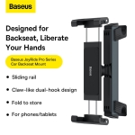 Giá Treo Điện Thoại Kẹp Máy Tính Bảng Ghế Sau Xe Hơi, Ô Tô BASEUS Joyride Siêu Chắc Chắn Xoay 360 Độ Gấp Gọn Tiện Lợi