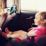 Kẹp Ipad Điện Thoại Máy Tính Bảng BASEUS Ghế Sau Xe Hơi, Ô Tô Chắc Chắn, Tiện Lợi, Có Thể Xoay 360 Độ