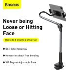 Giá Đỡ Kẹp iPad – Điện Thoại Đầu Giường BASEUS | Tay Dài Uốn Dẻo, Xoay 360°, Xem Phim – Học Online Rảnh Tay