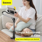 Giá Đỡ Kẹp iPad – Điện Thoại Đầu Giường BASEUS | Tay Dài Uốn Dẻo, Xoay 360°, Xem Phim – Học Online Rảnh Tay