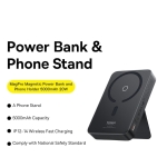 Pin Sạc Dự Phòng Không Dây 15w Baseus Cho iPhone 12 13 14 15 MagPro Magnetic Power Bank Wireless Hít Nam Châm 5000mAh