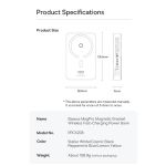 Pin Sạc Dự Phòng Không Dây 15w Baseus Cho iPhone 12 13 14 15 MagPro Magnetic Power Bank Wireless Hít Nam Châm 5000mAh