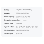 Pin Sạc Dự Phòng Không Dây 15w Baseus Cho iPhone 12 13 14 15 MagPro Magnetic Power Bank Wireless Hít Nam Châm 5000mAh