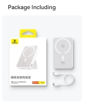 Pin Sạc Dự Phòng Không Dây 15w Baseus Cho iPhone 12 13 14 15 MagPro Magnetic Power Bank Wireless Hít Nam Châm 5000mAh