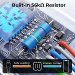 Cáp Sạc Nhanh USB to Type-C QC 3.0 VOLTME Sạc Galaxy S24 50% Trong 30 Phút Truyền Dữ Liệu 480Mbps Bọc Dù Siêu Bền