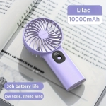 Quạt Mini YOOBAO F3PL Pin 10.000mAh Cầm Tay Để Bàn Tiện Lợi, 3 Cấp Gió, Sử Dụng 36h, Hiển Thị Dung Lượng Pin